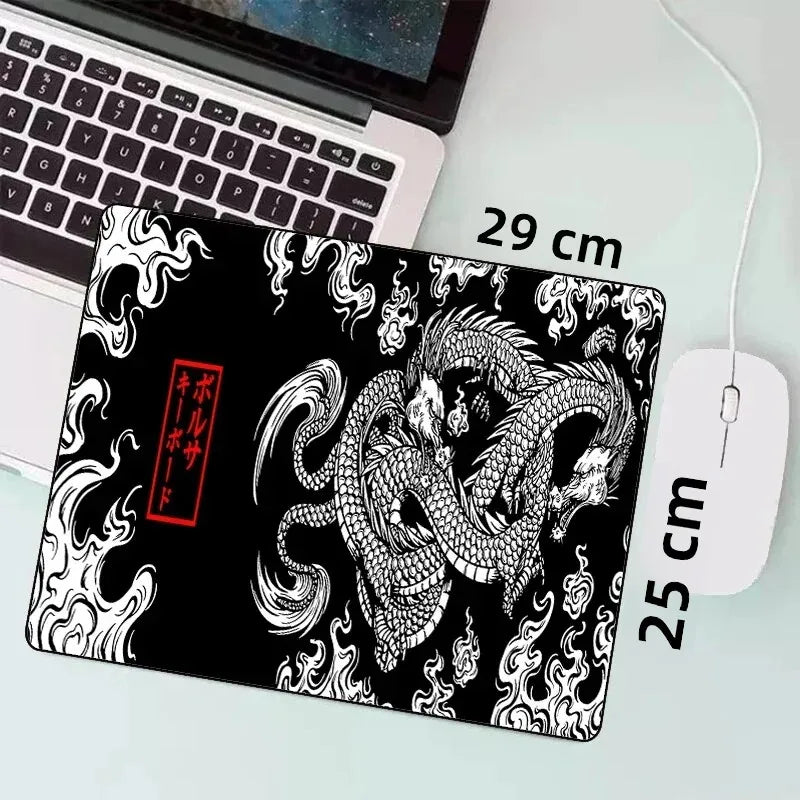 Gaming Performance Focus‌ ‌Ultra-Smooth Dragon XXL Gaming Mousepad (900x400mm/700x300mm) – High-Speed Cloth Surface & Anti-Slip