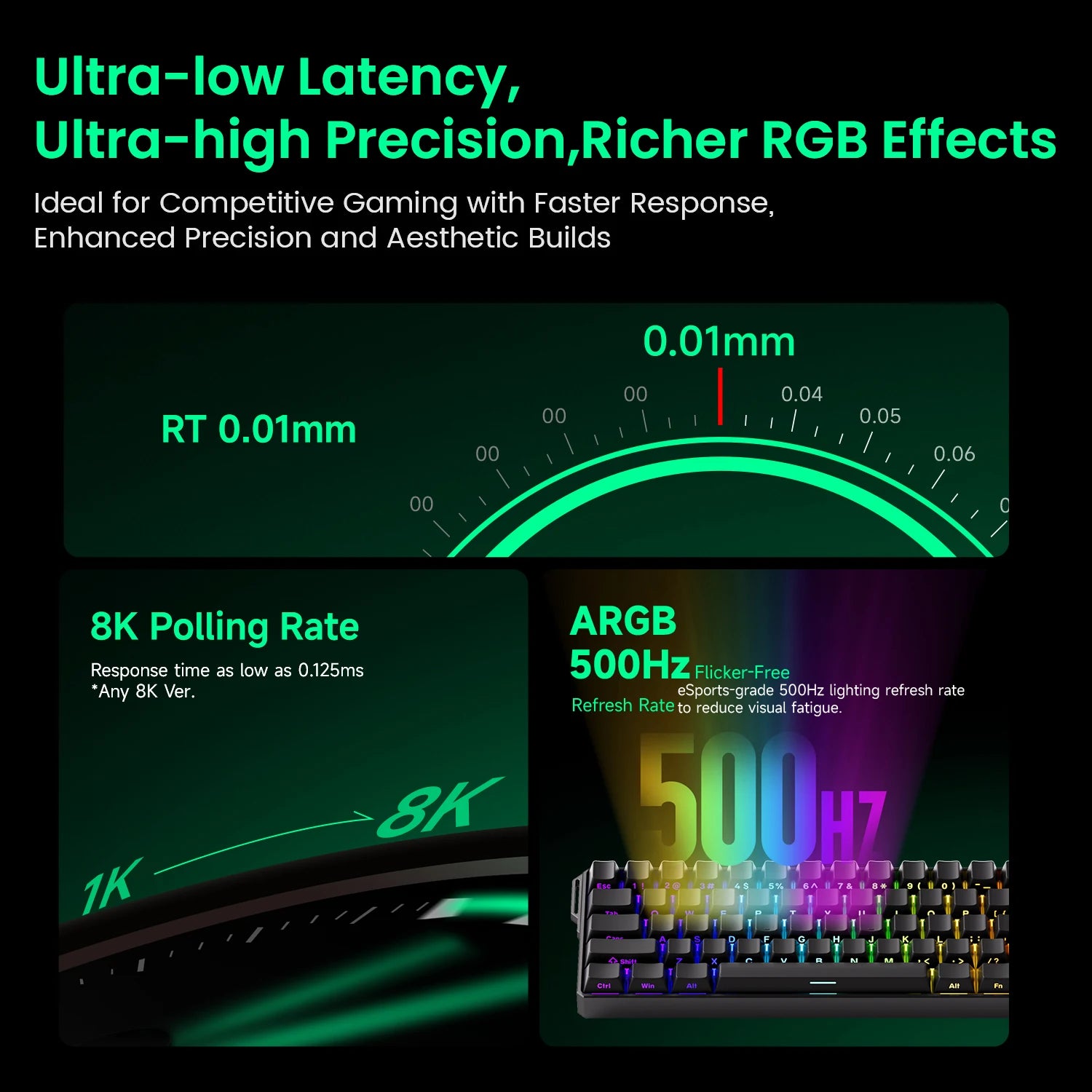 Akko MonsGeek FUN68 FUN60 PRO&MAX  HE Magnetic Keyboard 60% 65% Gaming Keyboards Rapid Trigger 8K Custom Keyboard Gamer Esports