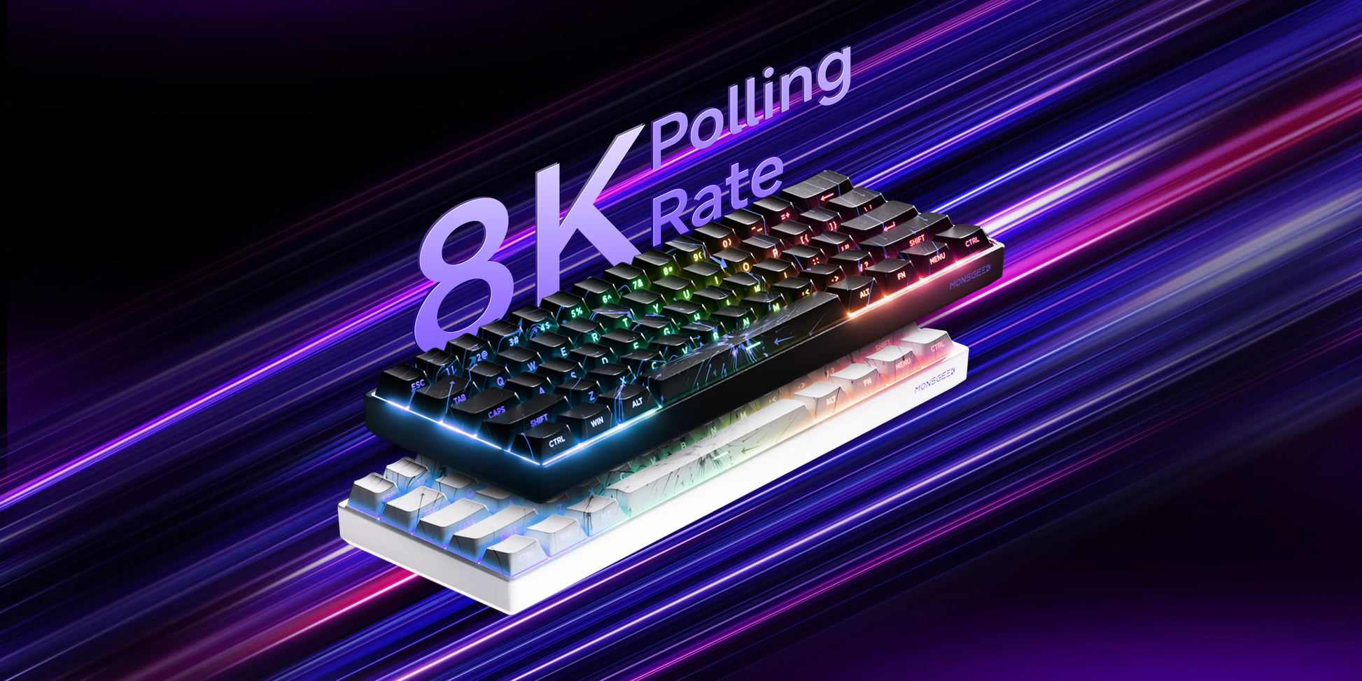 Akko MonsGeek FUN68 FUN60 PRO&MAX  HE Magnetic Keyboard 60% 65% Gaming Keyboards Rapid Trigger 8K Custom Keyboard Gamer Esports