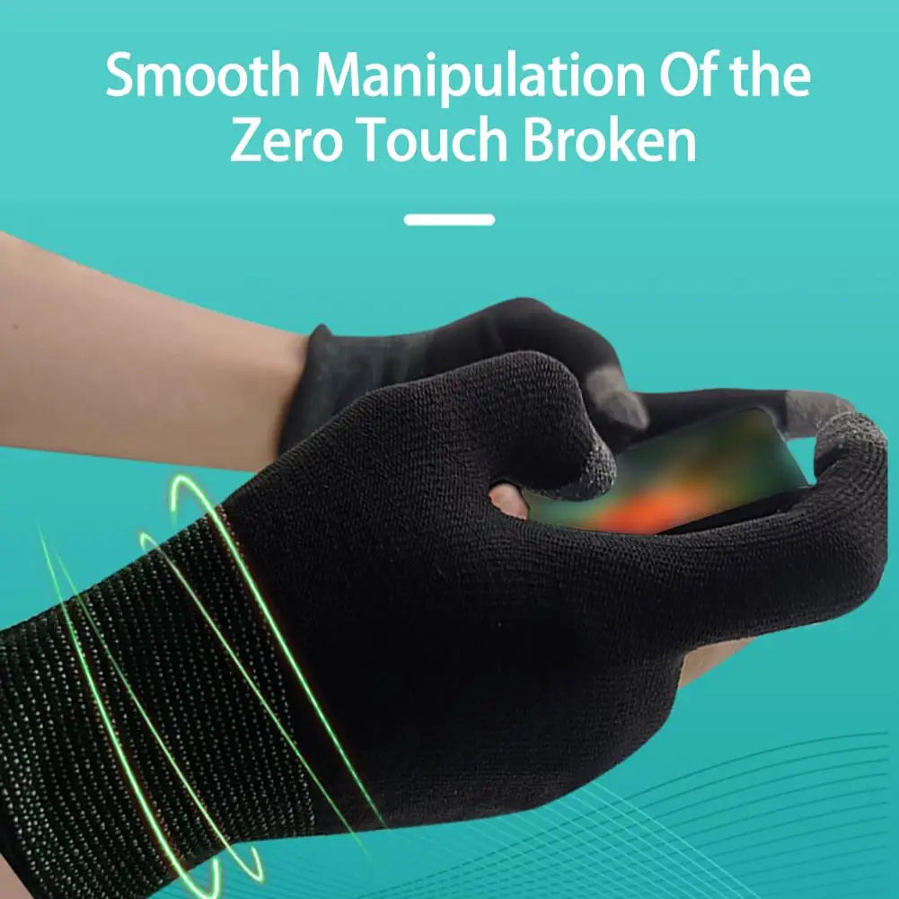 Wear-resistant Gaming Grip Gloves Durable Moisture-wicking Precise Sensitive Touch Screen Fingertips Gloves Cover