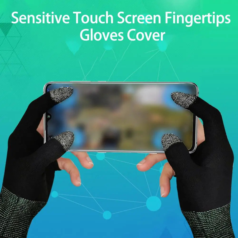 Wear-resistant Gaming Grip Gloves Durable Moisture-wicking Precise Sensitive Touch Screen Fingertips Gloves Cover